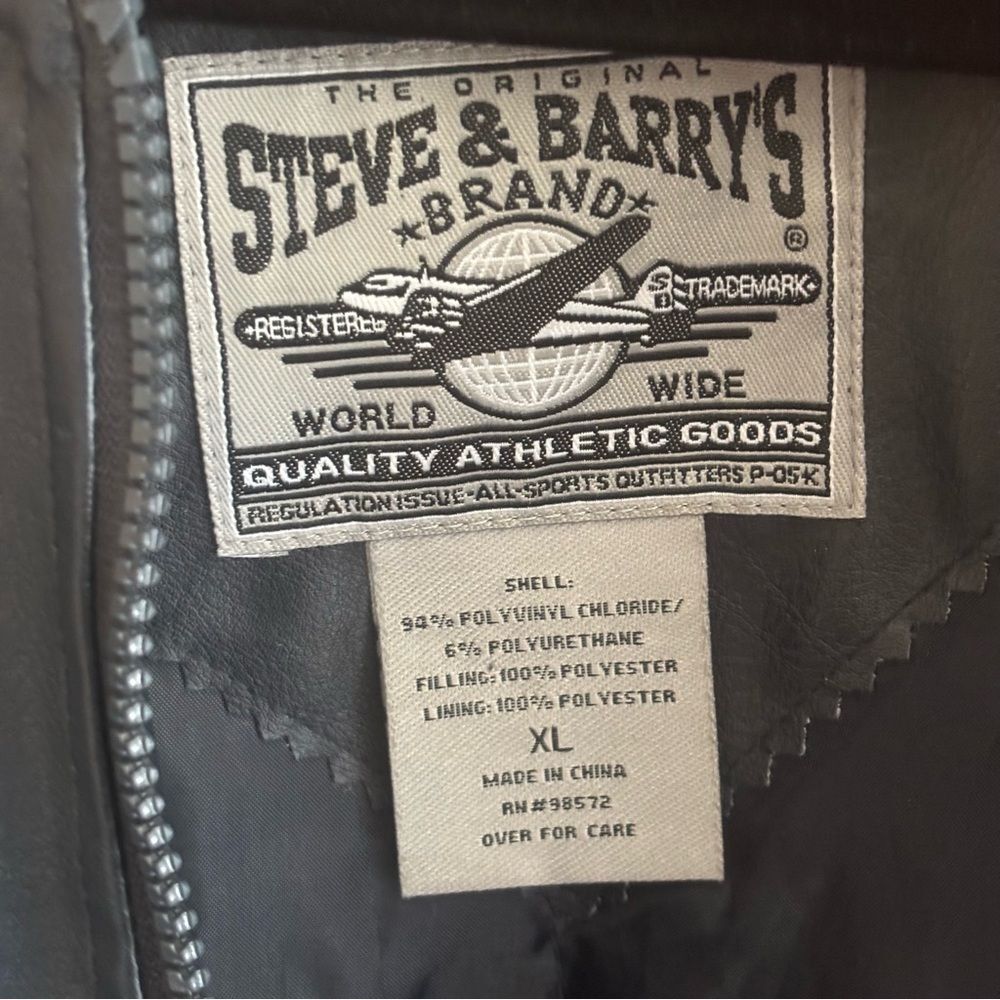 Vintage 90s Steve & Barrys Got Game? Varsity Bomber Jacket Sz XL - Picture 6 of 6